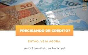 Precisando De Credito Entao Veja Se Voce Tem Direito Ao Pronampe - Contabilidade na Zona Leste - SP | Peluso & Associados